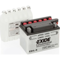 Bateria de mota Exide EB4L-B 12V 4Ah 50A - 1